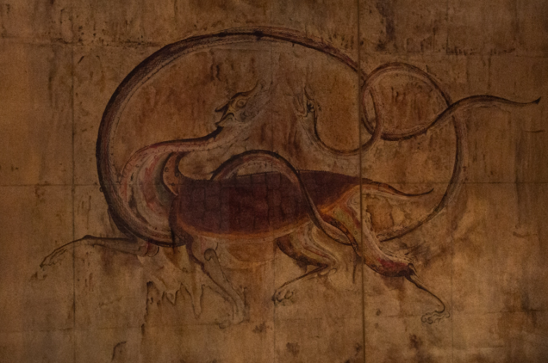 玄武(四神)の図(国立中央博物館の複製画)